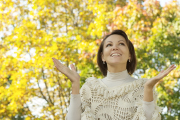 Happy young woman