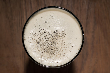Stout Craft Beer bubbles background wallpaper