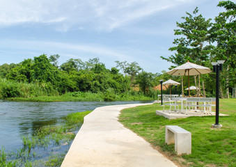 The Kaeng Krachan District Resort in Phetchaburi Thailand.
