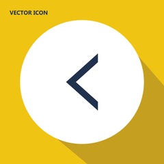 left arrow vector icon