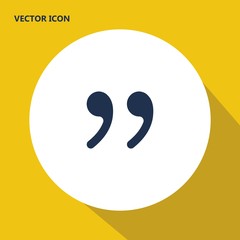 quotes vector icon