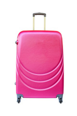 suitcase isolated on white