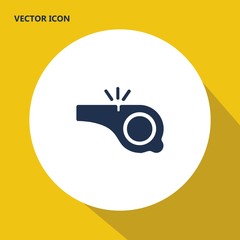 whistle vector icon