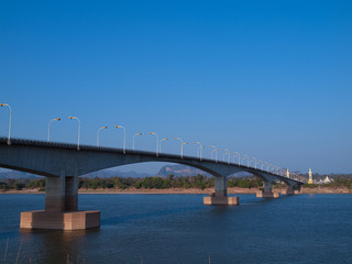 Fototapeta na wymiar Third Thai–Lao Friendship Bridge.