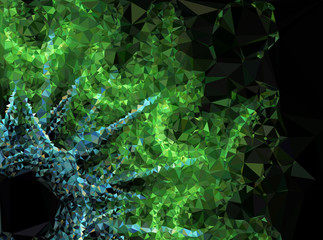 Abstract multicolor mosaic backdrop. Design template. Vector clip art