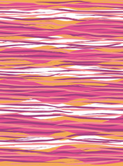 Wave Pattern in Pink