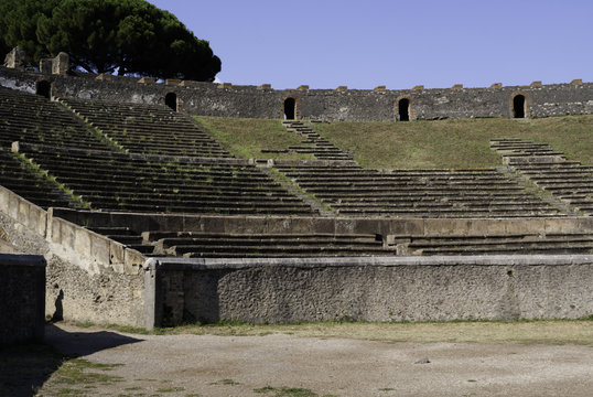 Roman Ampitheatre at Pompeii