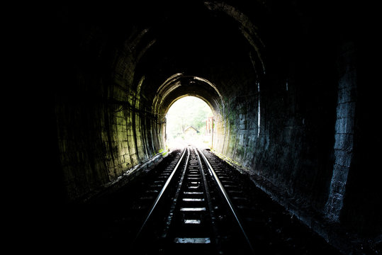 Tunnel of the railway