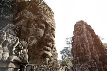 Bayon temple, Angkor Thom, Angkor Wat, Cambodia