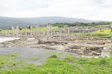 Fototapeta na wymiar Ruins of a Roman city