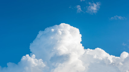 Plakat blue sky with cloud
