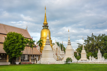 Fototapeta premium Wat Suan Dok is a Buddhist temple (Wat) in Chiang Mai, Thailand.