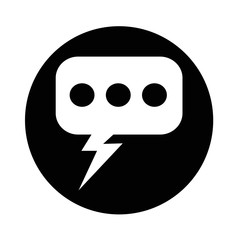 Speech bubble icon