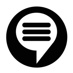 Speech bubble icon