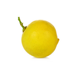 Lemon isolated on white background