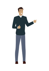 Young Businessman Character