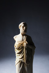 hippocrates, sculpture statuary