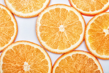 Orange rings as background