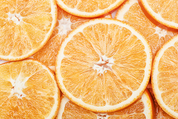 orange circles background top view