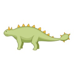 Kentrosaurus icon, cartoon style