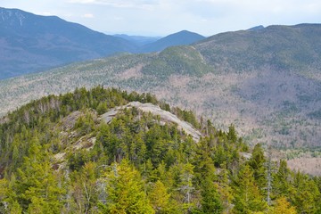 Vue des sommets des Adirondack (Big slide et Wright peaks)