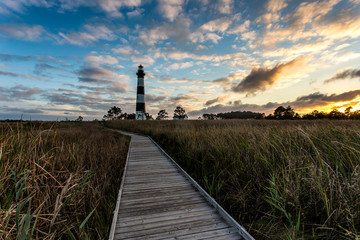 Bodie Lighthouse Sunset
