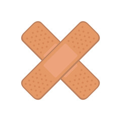 cure band first aid icon vector illustration design
