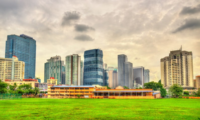 Fototapeta na wymiar Downtown Kuala Lumpur skyline. Malaysia