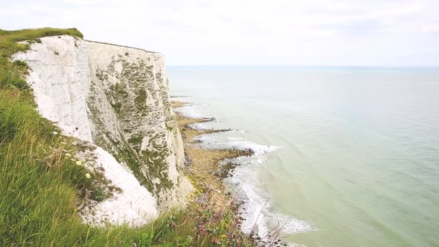 White cliffs of Dover view from the top