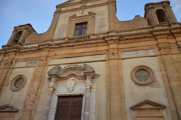 Old ruins of Partanna, Sicily 