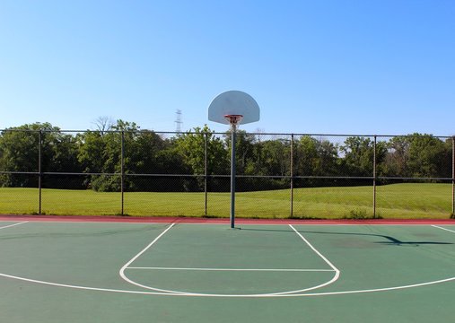 The Outside Basketball Court.