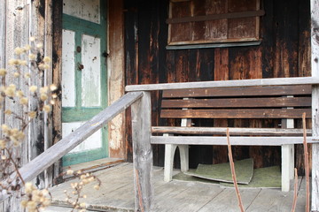 Fototapeta na wymiar Urige Hütte