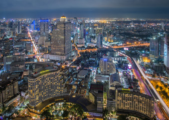 Bangkok city skyline