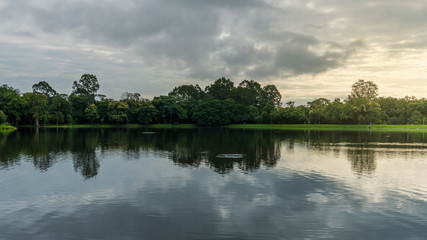 Reservoir in the morning