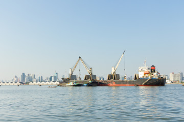 Fototapeta premium transport,cargo,bussiness