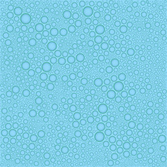 Abstract  blue bubble background