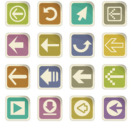 arrow icon set