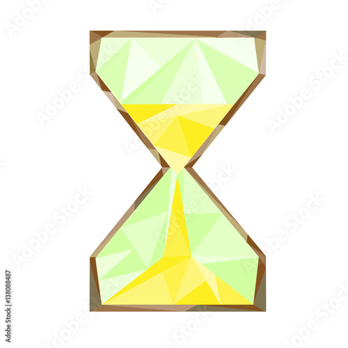 triangle hour glass