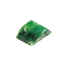 Colorful green nephrite gemstones