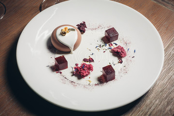 Petit gateau dessert