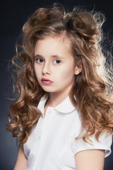 Fototapeta premium Beautiful little girl