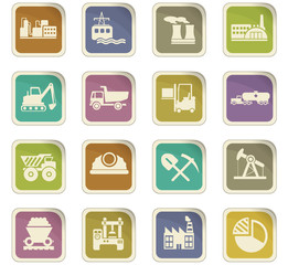 industry icon set