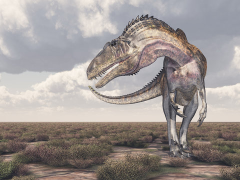 Dinosaurier Acrocanthosaurus