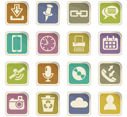 media icon set