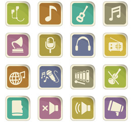 music icon set