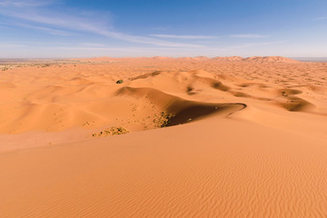 Fototapeta na wymiar Dunes Erg Chebbi desert, Sahara, Merzouga, Morocco