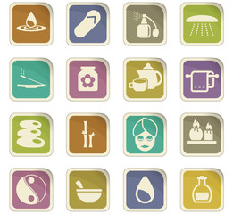spa icon set
