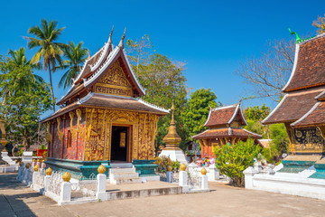 Wat Xieng Thong, the most popular temple in Luang Pra bang
