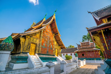 Wat Xieng Thong, the most popular temple in Luang Pra bang