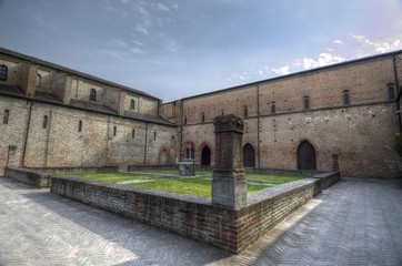 Fototapeta na wymiar Pomposa Abbey in Italy